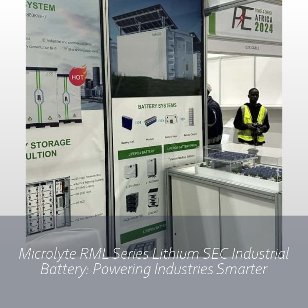 Microlyte RML Series Lithium SEC Industrial Battery: Powering Industries Smarter